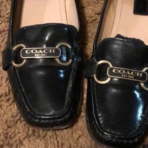 COACH HEELED LOAFERS